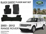 Range Rover Supercharged L322 Black Carpet Floor Mats Genuine Oem 2003 2012. Fixed Price $286.30.