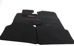 Genuine Bmw Black Carpeted Floor Mats With Lettering Heel 82-11-2-293-523. Fixed Price $100.00.