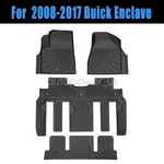 For 2008-2017 Buick Enclave Tpe Floor Mats Liner All Weather 3D Model Black. Fixed Price $102.49.