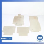 09-15 Jaguar X250 Xfr Front & Rear Floor Mat Carpet Cover Set Of 4 Beige Oem. Fixed Price $103.75.