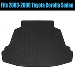 Tpe 3D Trunk Cargo Liner Floor Mat Fits 2003-2008 Toyota Corolla Sedan Black. Fixed Price $77.99.