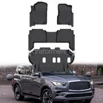 Tpe Floor Mats Liner 3D All Weather For 2019-2024 Nissan Armada / Infiniti QX80. Fixed Price $80.99.