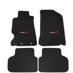 Black Nylon Floor Mats Fits 02-06 Acura Rsx 2DR Carpet Front Rear W/ Emblem. Fixed Price $58.99.
