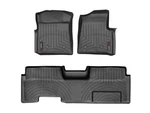 Weathertech Floorliner 2010-2010 Ford F-150 1ST & 2ND Row, Black. Fixed Price $241.90.