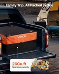 Vevor Truck Bed Cargo Bag, Waterproof 840D Pvc, 51.18 X 40.16 21.85 In (26 Cub. Fixed Price $95.90.