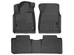Husky Weatherbeater FRONT/2ND Row Floor Mats 3PC Fits 14-21 Toyota Tundra Blk. Fixed Price $149.99.