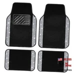 Bling Diamond Floor Mats, Shining Rhinestone Carpet Sparkly Silver. Fixed Price $38.09.