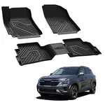 Floor Mats For Kia Seltos 2021-2026 Custom All Weather 1ST & 2ND Row Liner. Fixed Price $140.00.