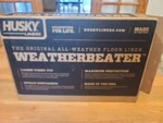 Husky Weatherbeater 98121 Floor Liner 4 Pieces. Fixed Price $125.00.