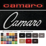 Lloyd Mats Classic Loop Camaro Custom Embroidered Front Floor (1967-1969). Fixed Price $153.99.