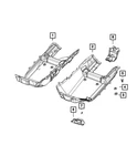 Genuine Mopar Front Floor Carpet Left 5VK15DX9AG. Fixed Price $270.22.