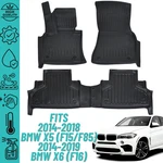 3D Floor Mats For 2014-2018 Bmw X5 (F15) / 2015-2019 X6 (F16) All Weather. Fixed Price $99.90.