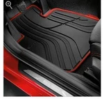 Bmw Series F30 2012-2018 Rubber Floormats Sportline Black Red Front Oem. Fixed Price $135.00.