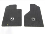 06-10 Dodge Ram 1500 2500 3500 Front Carpet Floor Mats Slate Gray Oem New Mopar. Fixed Price $101.35.
