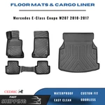Floor Mats & Trunk Cargo Liner For Mercedes E-class Coupe W207 2010-2017 Set. Fixed Price $122.99.