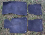 Genuine Bmw E30 M3 320IS 325 323 318 Black Schiefer Floor Mats Velours 4PCS Oem. Fixed Price $115.00.