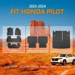 Floor Mats Cargo Trunk Liners Backrest Anti-slip For 2023-2026 Honda Pilot. Fixed Price $129.99.