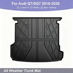 For 2018-2026 Audi Q7/SQ7 Trunk Mat Tpe Cargo Liner All Weather Protector. Fixed Price $49.34.