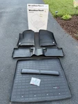 Weathertech Floorliner For 2019-2023 Jeep Cherokee 1ST & 2ND Row Trunk, Blk. Fixed Price $150.00.