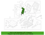 Hyundai 89390 4Z010 Seat Back Heater For 15-18 Santa Fe Sport New Genuine. Fixed Price $209.97.