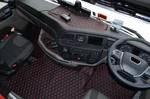 Truck Eco Leather Floor Mats Set-black/red Fit Man Tgx From 2021 New. Fixed Price $148.02.