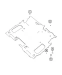 Genuine Mopar Rear Floor Covering 6BP181X7AB. Fixed Price $671.60.