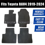 4PCS For 2019-2024 Toyota RAV4 Xse Xle Front & Rear Floor Mats Carpet. Fixed Price $35.99.