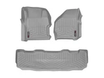 Weathertech Floorliner 1999-2007 Ford Super Duty 1ST & 2ND Row, Grey. Fixed Price $211.90.