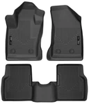 Husky Weatherbeater Black Floor Liners Set For 2017-2025 Jeep Compass Suv. Fixed Price $149.99.