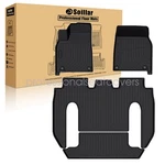 Tpe Fits 2022-2025 Tesla Model X 6-SEATS Floor Mats Liners Full Set All Weather. Fixed Price $88.49.