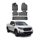 Omac Floor Mats Liner For Honda Ridgeline 2017-2026 Black Tpe All-weather 5 Pcs. Fixed Price $99.99.