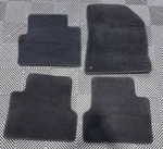 #125) Chrysler 200 / Oem All Original Black Carpeted Full Floor Mat Set 4PC. Fixed Price $100.99.