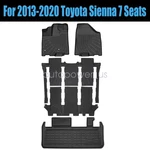 For 2013-2020 Toyota Sienna 7 Seats Tpe Rows Floor Mats & Trunk Cargo Liner. Fixed Price $158.99.
