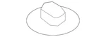 Genuine Volkswagen Carpet Cap 8E0-864-229-9B9. Fixed Price $10.60.