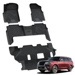 Floor Mats For Nissan Armada / Infiniti QX80 2019-2024 8-SEAT Custom Liner. Fixed Price $169.00.
