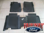 21 Thru 26 Bronco Oem Ford Tray Style Black Floor Mats W/ Carpet 4 Door. Fixed Price $213.95.