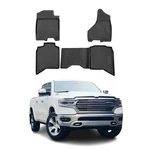 Omac Classic 1ST & 2ND Row Black Floor Mat Set. Fixed Price $89.99.