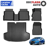 3D Tpe Floor Mats Black For Nissan Sunny 2020-2024 All Weather Anti-slip. Fixed Price $88.99.
