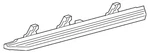 Genuine Ford Waffle Style Running Boards Supercab 4L3Z-16450-HAC. Fixed Price $500.16.