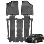 Jaogaus Floor Mats For Toyota Sienna 2013-2020 Row All Weather Tpe Black. Fixed Price $77.99.