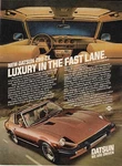 1981 Copper Datsun 280-ZX Automobile Print Ad T-bar Roof Luxury Fast Lane. Fixed Price $5.99.