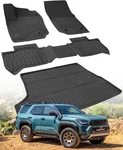 Floor Mats For Toyota 4 Runner 2025 2026:ALL Weather Front Rear Cargo Liners. Fixed Price $39.99.