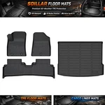 Tpe Floor Mats+trunk Cargo Liner Fits 2024-2026 Hyundai Kona Ev Electric Black. Fixed Price $120.29.