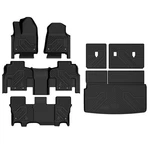 Lasfit Tpe 3 Rows Floor Mats & Cargo Backrest For Jeep Wagoneer 2022-2025. Fixed Price $220.00.