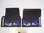 Genuine Volvo Truck Interior Rubber Floor Mats 85111522. Fixed Price $181.95.