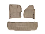 Weathertech Floorliner 2008-2010 Ford Super Duty 1ST & 2ND Row, Tan. Fixed Price $211.90.
