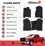 2014-18 Chevrolet Silverado Gmc Sierra 1500 2500 Floor Mats Crew Cab All Weather. Fixed Price $69.99.