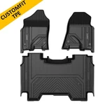 Lasfit Tpe Floor Liners For 2019-2024 Ram 1500 Crew Cab Mats All Weather. Fixed Price $150.00.