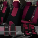 Fh Group Flat Cloth Seat Covers For Suv Universal Fit W/ Carpet Floor Mats. Fixed Price $59.99.