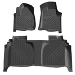 All Weather Floor Mats For 2019-2024 Chevrolet Silverado 1500 2500 Hd Crew Cab. Fixed Price $95.99.